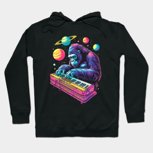 Galactic Gorilla Organist Hoodie